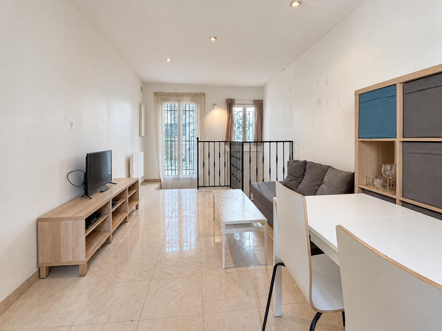 Espace de vie traversant